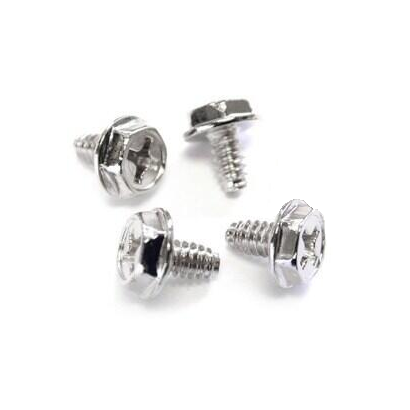 Harde schijf en voeding schroefjes #6-32 per 4 stuks zilver