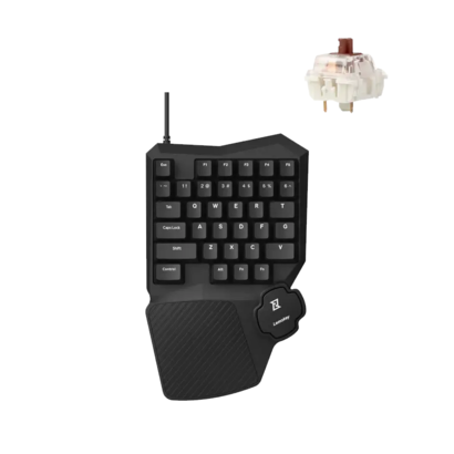 Keychron Lemokey X0 QMK gaming keypad brown switch