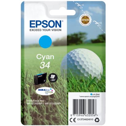Epson 34 Singlepack cyaan inktcartridge