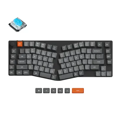 Keychron K15 Max Ergonomisch toetsenbord blue switch