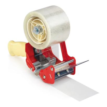 Tape dispenser deluxe rood voor 75mm taperol