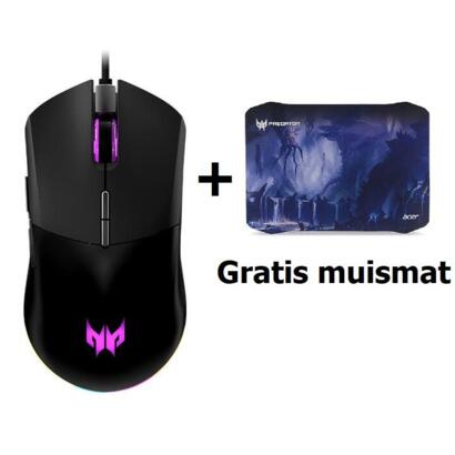 Acer Predator 330 gaming muis + Gratis Predator muismat M