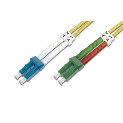 Digitus singelmode LC (APC) naar LC (PC) OS2 glazvezelkabel