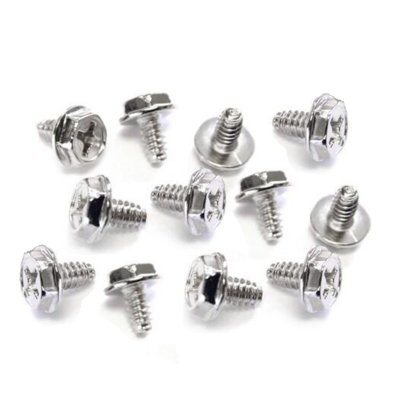 Harde schijf en voeding schroefjes #6-32 per 16 stuks zilver