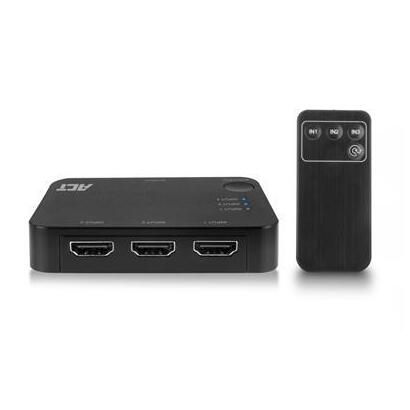 ACT 3 poorts HDMI switch 4K 60Hz ondersteuning