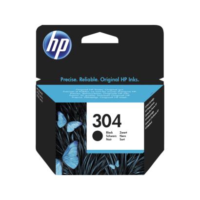 HP 304 zwart inktcartridge