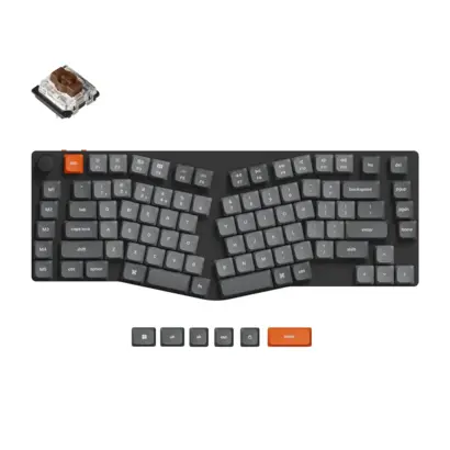 Keychron K15 Max Ergonomisch toetsenbord brown switch