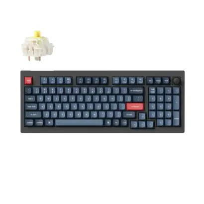 Keychron V5 Max QMK/VIA gaming toetsenbord banana switch