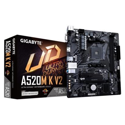 Gigabyte A520M K V2, DDR4, M.2, HDMI, Soc AM4