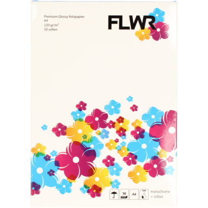 Huismerk Fotopapier glans A4 220gr 50vel