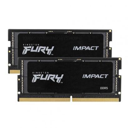 Kingston Fury Impact 32GB DDR5-4800 Sodimm KF548S38IBK2-32