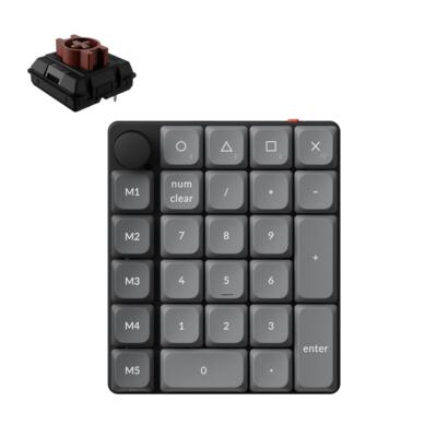 Keychron K0 Max QMK Custom RGB numeriek pad brown switch