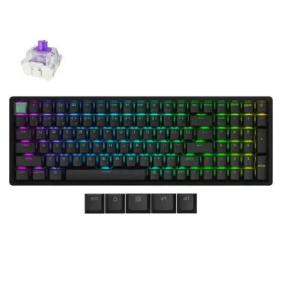 Keychron K4 HE Gaming toetsenbord Nebula switch zwart