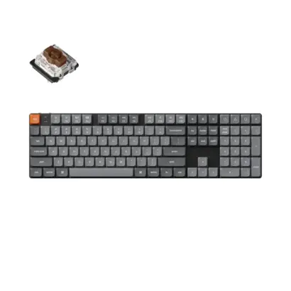 Keychron K5 Max QMK/VIA gaming toetsenbord brown switch