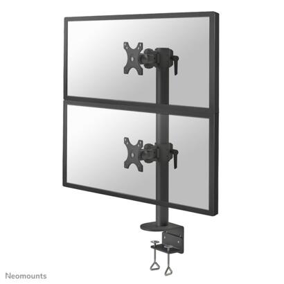 Neomounts FPMA-D960DVBLACKPLUS Dual monitorarm tot 29"