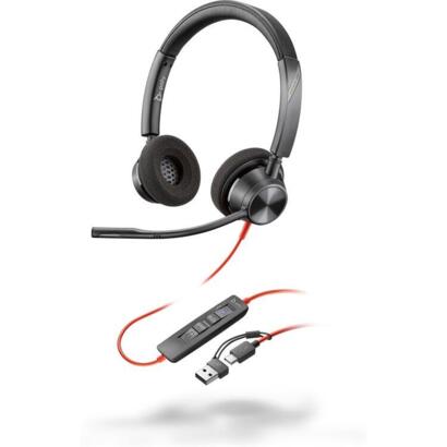 Poly Plantronics Blackwire 3220 USB-C/USB-A MS koptelefoon