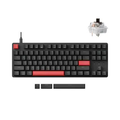 Keychron Lemokey X1 QMK/VIA gaming toetsenbord brown switch