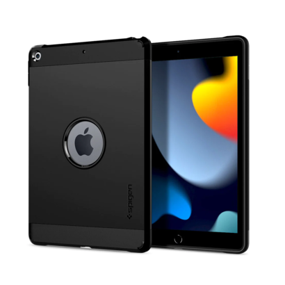 Spigen Tough Armor hoes voor Apple iPad 10,2 (7/8/9) zwart