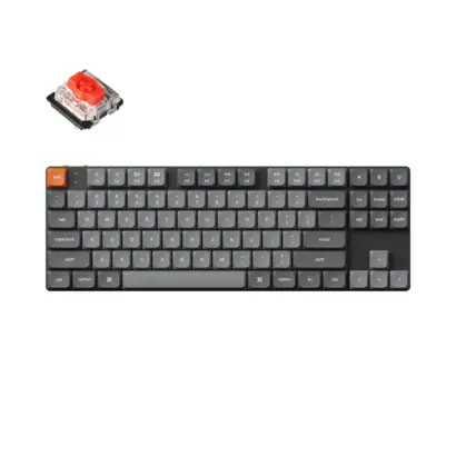 Keychron K1 Max QMK/VIA gaming toetsenbord red switch