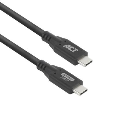ACT USB4 20Gbps USB-C kabel 240W M/M 2 meter