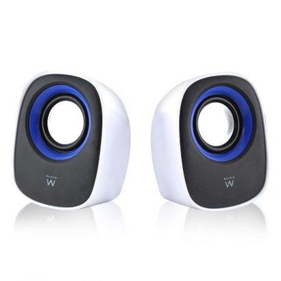 Ewent EW3513 2.0 USB speakers wit/blauw