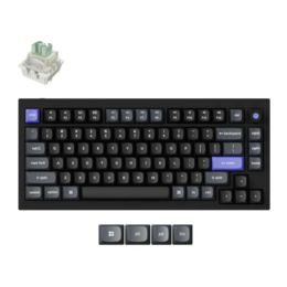 Keychron Q1 HE 8K toetsenbord lime magnetic switch zwart