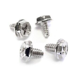 Harde schijf en voeding schroefjes #6-32 per 4 stuks zilver