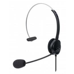 Manhattan Mono USB-A Headset zwart