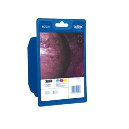 Brother LC-1220RBWBP geel/cyaan/magenta