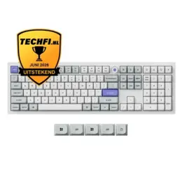 Keychron Q6 HE 8K toetsenbord lime magnetic switch wit