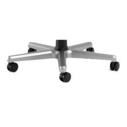 Noblechairs 5-Star base Epic AMG & Legend zilver