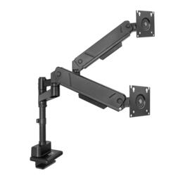 ACT AC8330 dubbele monitor mechanische bureausteun tot 34"
