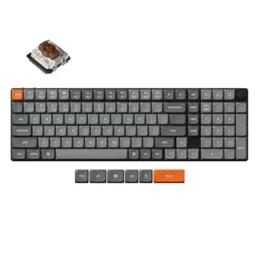 Keychron K17 Max QMK gaming toetsenbord brown switch