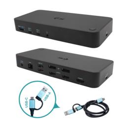 i-tec USB 3.0/USB-C 4K Triple monitor docking station 100W