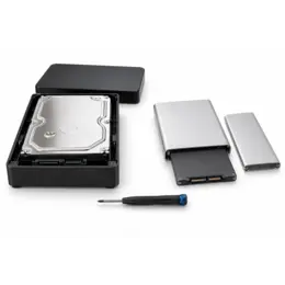 Montage van HDD of SSD in externe behuizing