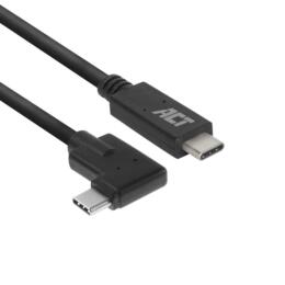 ACT USB-C naar USB-C haaks (hoek connector) 2 meter