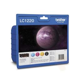 Brother LC-1220VALBP zwart/geel/cyaan/magenta