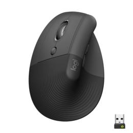 Logitech Lift linkshandige verticale bluetooth muis grafiet