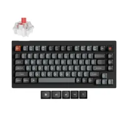 Keychron V1 8K QMK toetsenbord red switch zwart