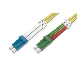 Digitus singelmode LC (APC) naar LC (PC) OS2 glazvezelkabel