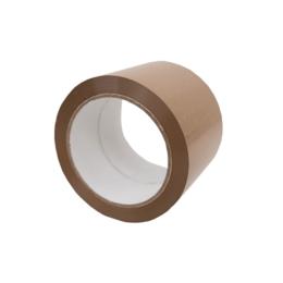 Verpakkingstape 75mm x 66m bruin