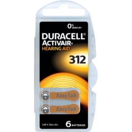 Duracell DA312 Activair EasyTab (hoorapparaatbatterij)