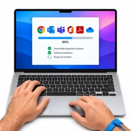 Gebruiksklaar maken van pc of laptop, data kopie en software