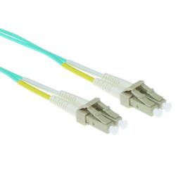 ACT Multimode 50/125 OM3 Duplex Glasvezelkabel LC 25cm