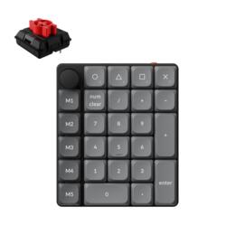 Keychron K0 Max QMK Custom RGB numeriek pad red switch