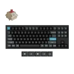 Keychron Q3 Ultra 8K toetsenbord Silk POM red switch zwart