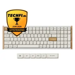 Keychron K4 HE toetsenbord Nebula special edition wit