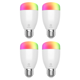 4-pack Woox R5085 Diamond slimme E27 LED lamp WiFi RGB