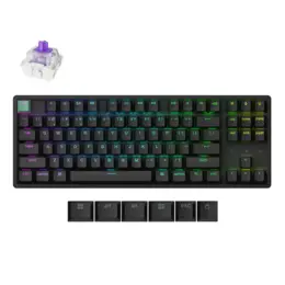 Keychron K8 HE Gaming toetsenbord Nebula switch zwart