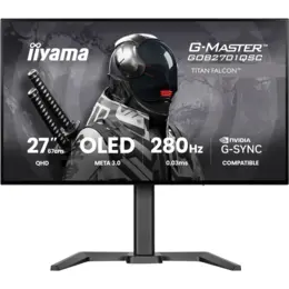 27" iiyama G-Master GOB2701QSC-B1 OLED USB/HDMI/DP Spks